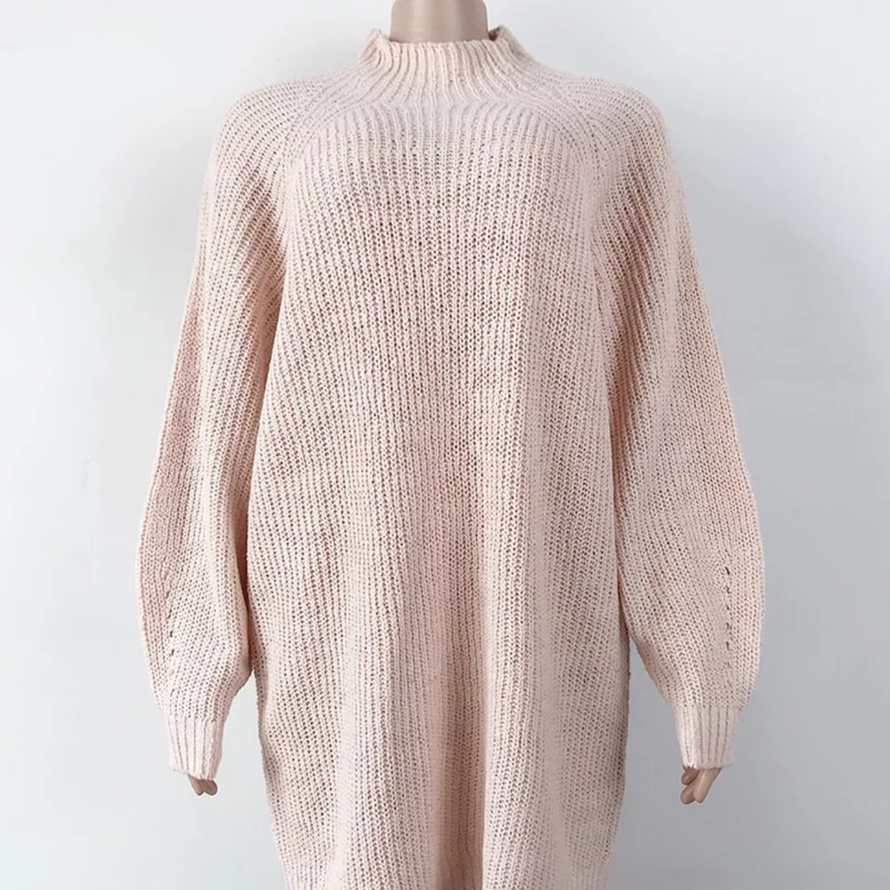 Oversized Cream Knit Sweater ❄️ - Picture 4 of 4